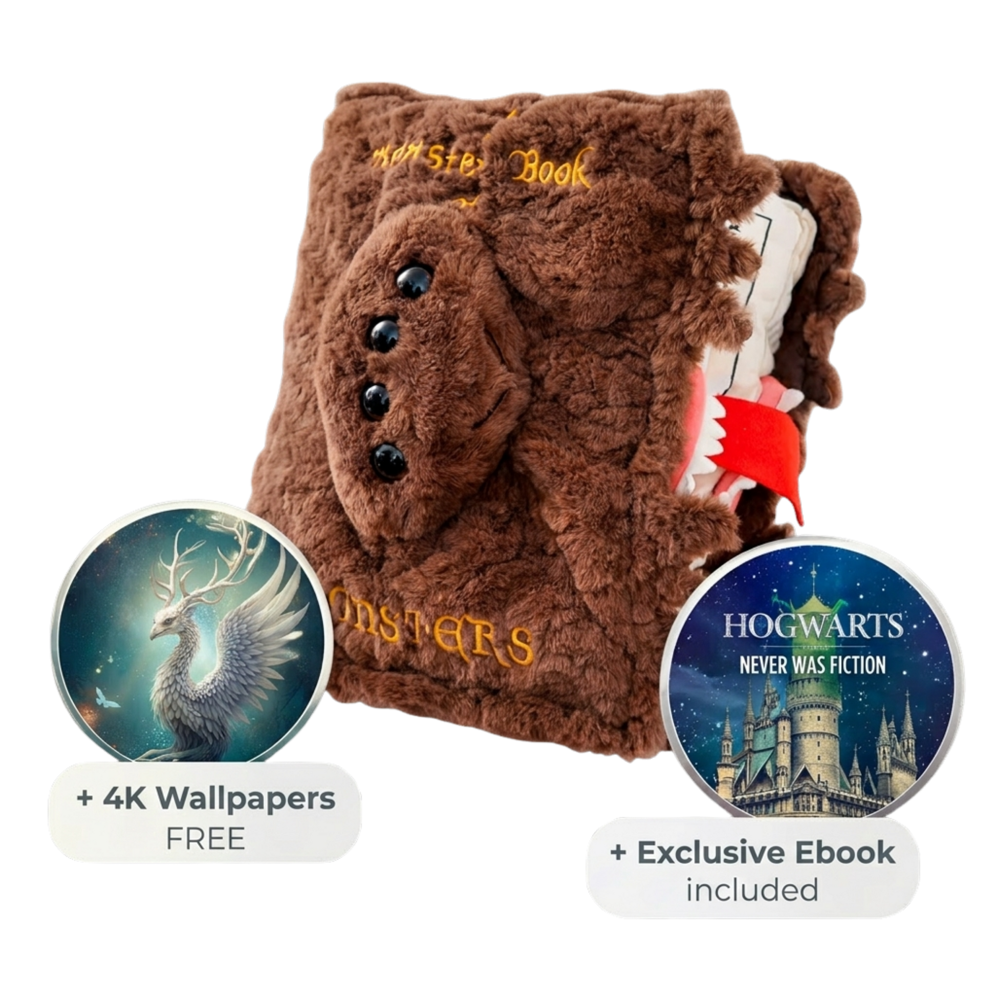 book of monsters pillow Magic Book Pillow – MagicPages